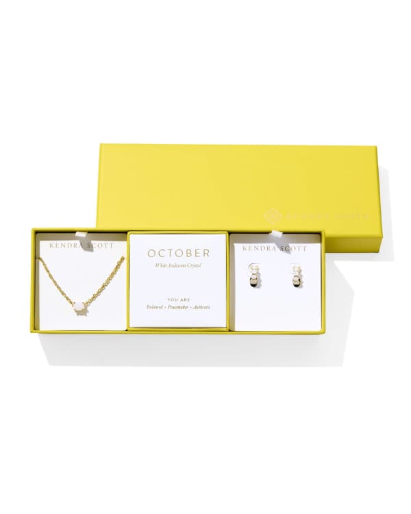 Cailin Gold Birthstone Gift Set of 2 