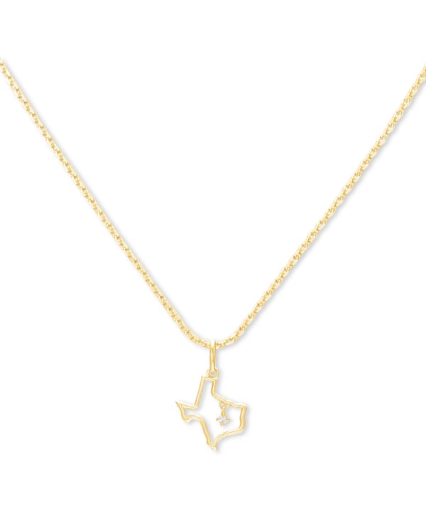 Texas Charm Necklace in 18k Yellow Gold Vermeil