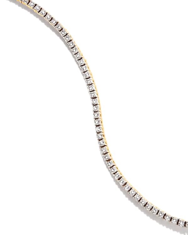 14k White Gold Tennis Bracelet in White Diamond | Kendra Scott