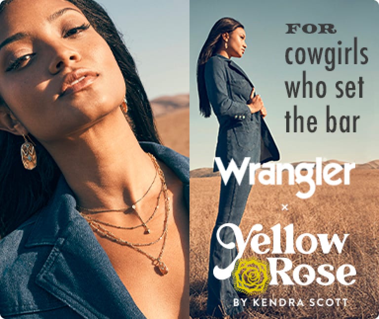 Wrangler® x Yellow Rose by Kendra Scott Boxy Crop Tee in Vanilla Ice