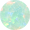 Elisa Gold Pendant Necklace in Iridescent Drusy