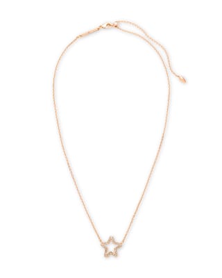 Kendra Scott Jae Star Pendant Necklace in 18K Gold Vermeil