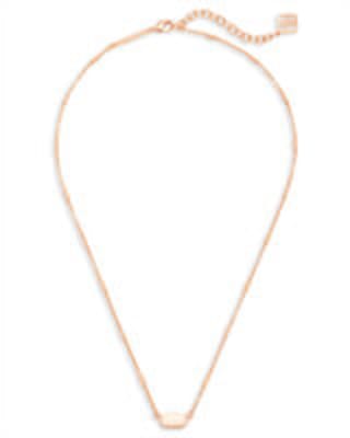 Fern Pendant Necklace in Rose Gold image number 2.0
