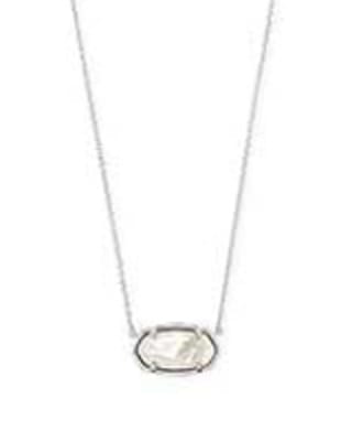 Kendra Scott Love Elisa Pendant Necklace Sterling Silver – The