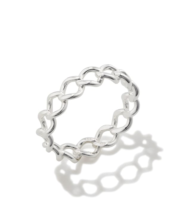 Grace Band Ring in Sterling Silver