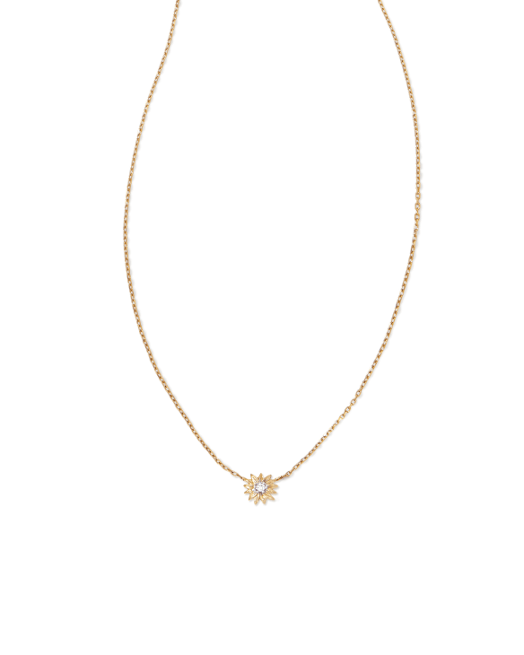 Ever Blossom Necklace, Yellow Gold, Onyx & Diamonds - Jewelry - Categories