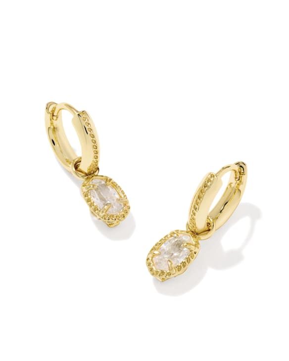Mini Ellie Luxe Gold Huggie Earrings