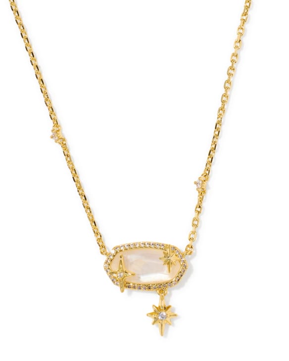 Elisa Star Gold Short Pendant Necklace