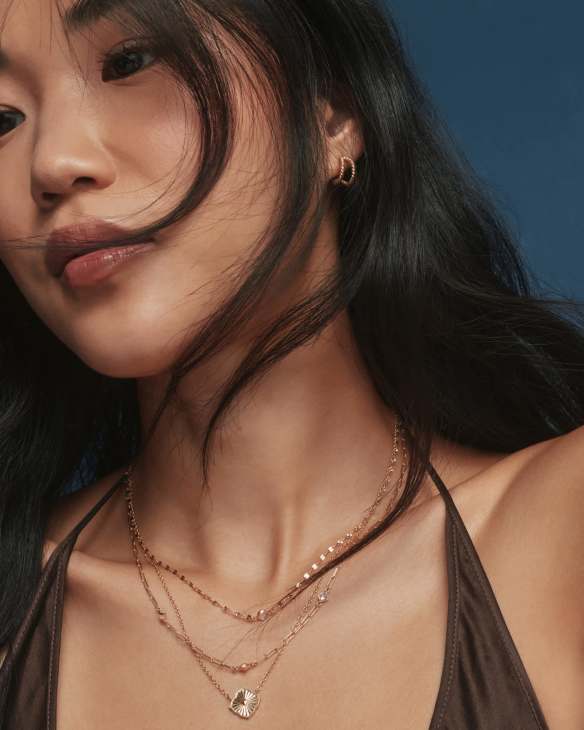 Victoria Twist 14k Gold-Filled Double Huggie Earrings