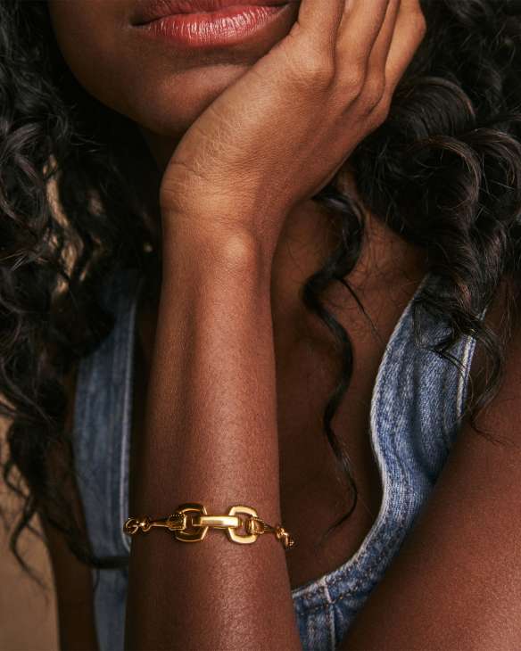 Beau Link Bracelet in Vintage Gold