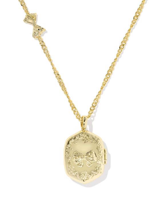 Kendra Scott x LoveShackFancy Daphne Gold Locket Necklace