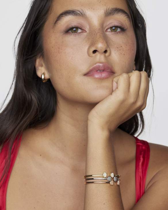 Emilie Silver Cuff Bracelet