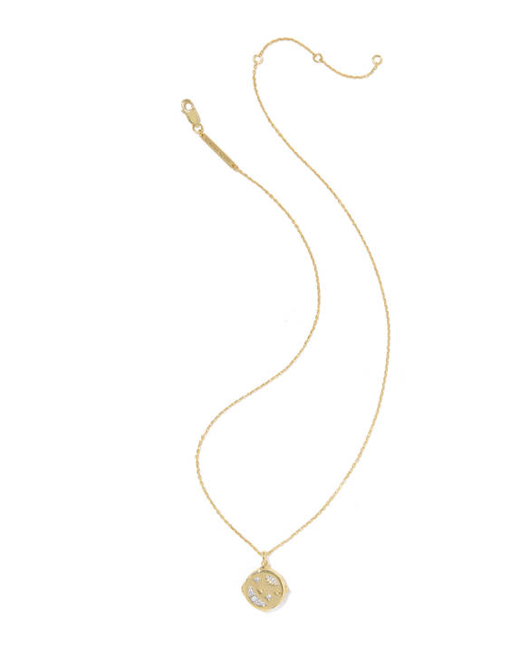 Skye Celestial 18k Yellow Gold Vermeil Locket Pendant Necklace 