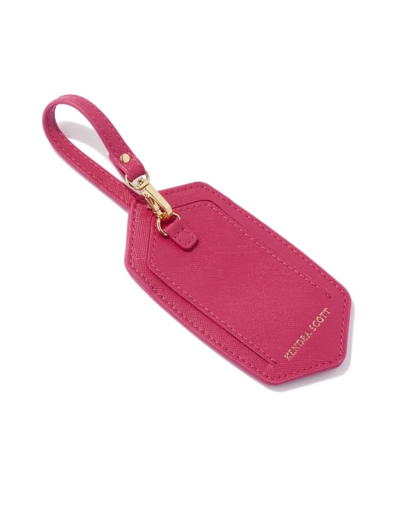Luggage Tag in Hot Pink