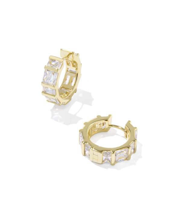 Jamie Gold Huggie Earrings 