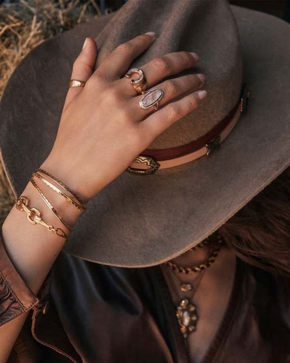 Beau Link Bracelet in Vintage Gold