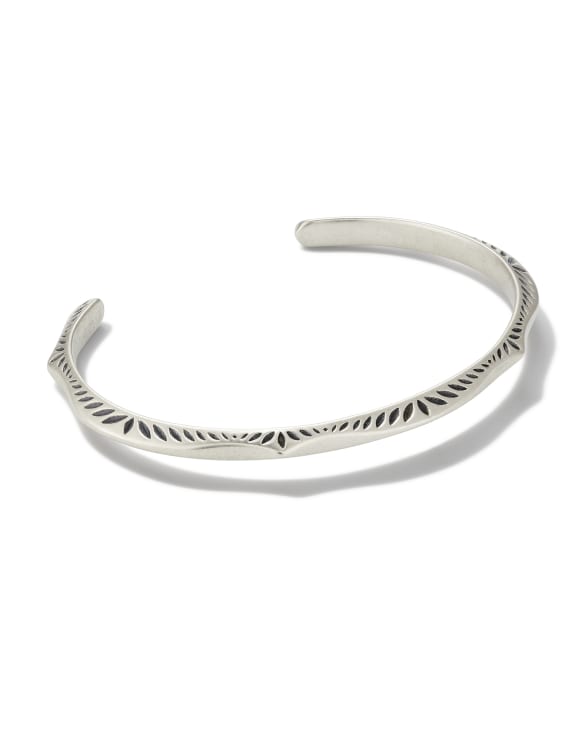 Sophee Cuff Bracelet in Oxidized Sterling Silver