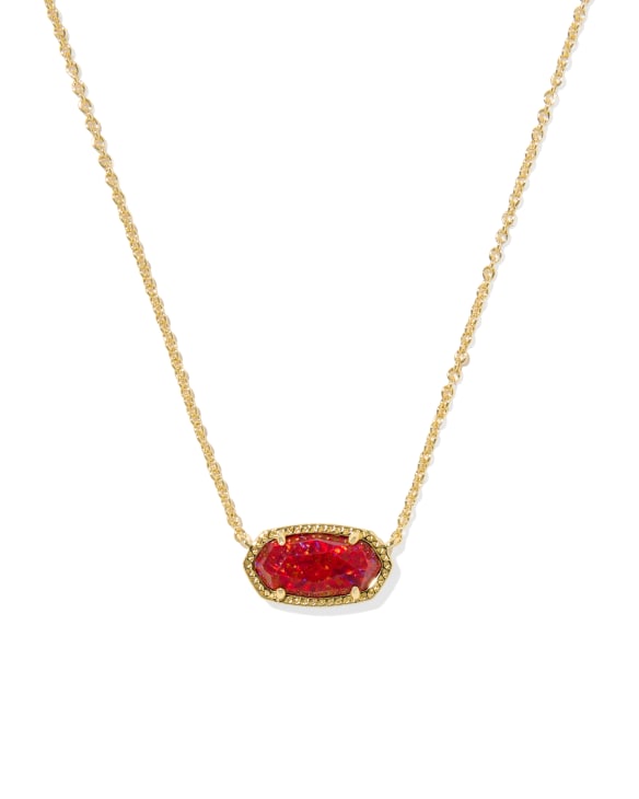 Elisa Gold Pendant Necklace 