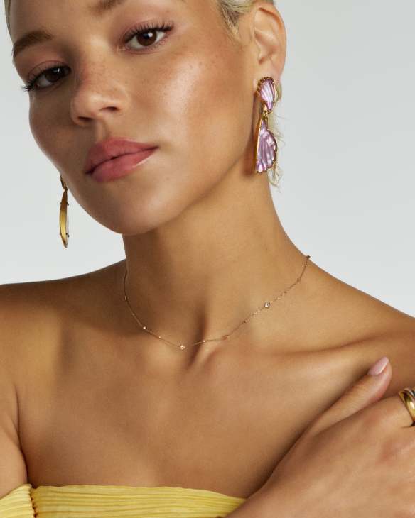 Alexa Vintage Gold Statement Drop Earrings&nbsp;