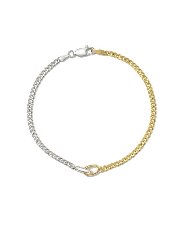 Ryleigh Chain Bracelet in Mixed Metal