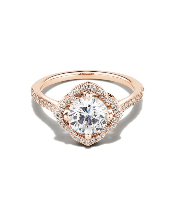 Signature Engagement Ring in 14k Rose Gold