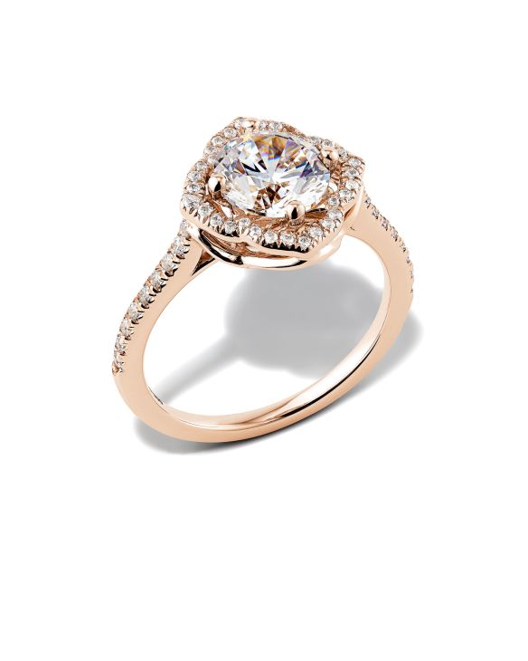 Signature Engagement Ring in 14k Rose Gold