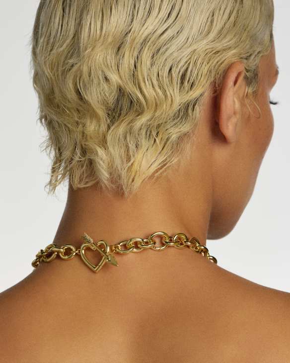 Jayna Gold Statement Necklace&nbsp;