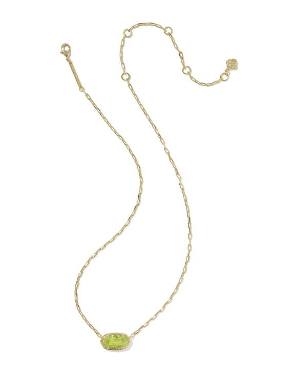 Elisa Luxe Gold Short Pendant Necklace&nbsp;