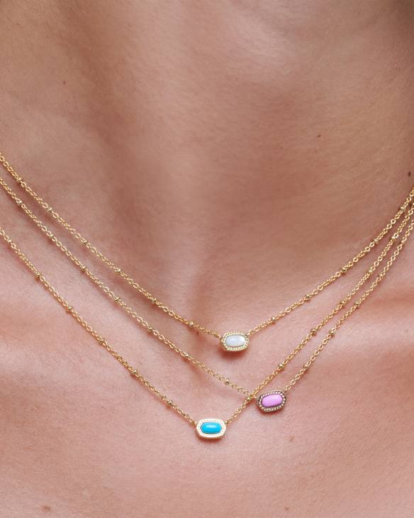 Elisa Pendant Necklace, Gold, Silver, Rose Gold