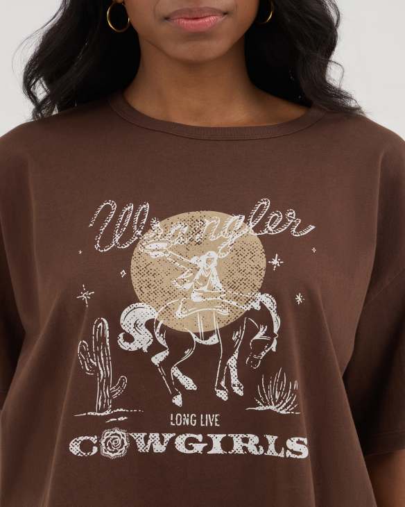 Wrangler&reg; x Yellow Rose by Kendra Scott Cropped Graphic Tee