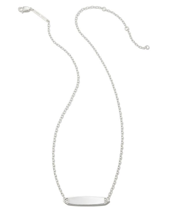 Tinsley Sterling Silver Pendant Necklace in White Topaz