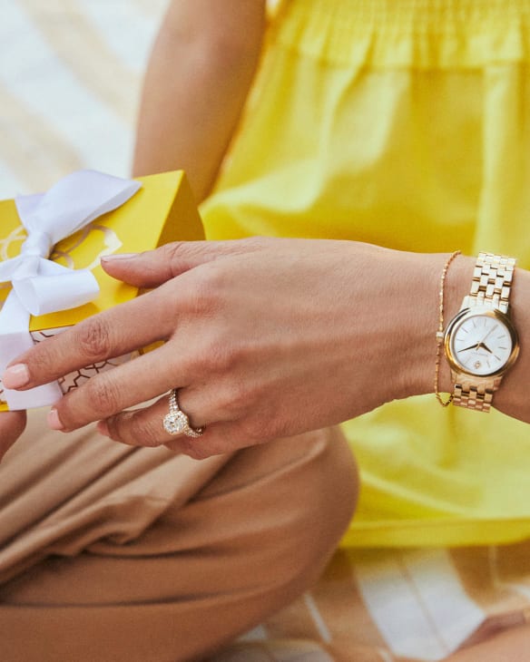 Beaded Satellite Chain Bracelet in 18k Gold Vermeil