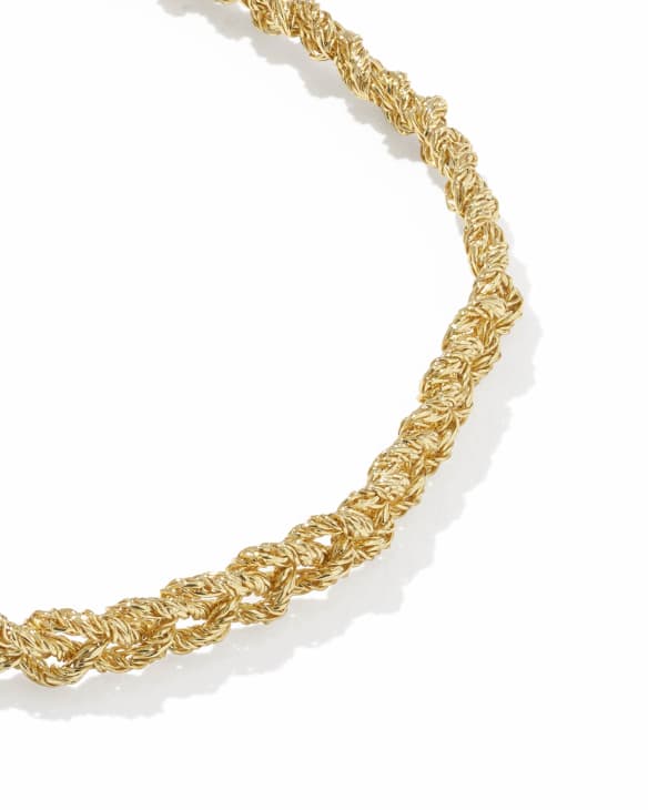 Gabriella Gold Braided Chain Bracelet
