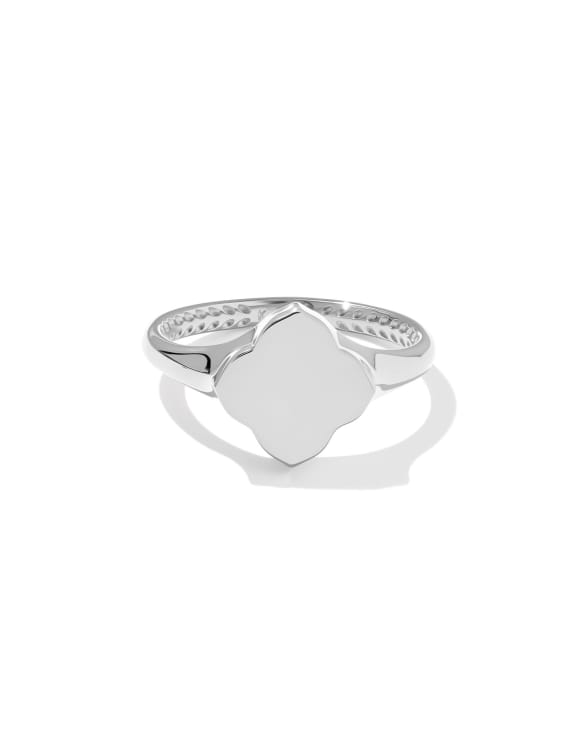 Dira Sterling Silver Metal Band Ring
