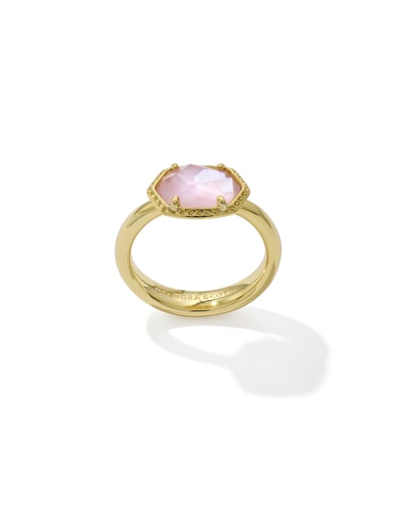 Daphne Gold Frame Band Ring