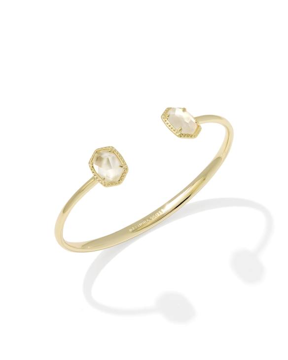 Daphne Gold Frame Cuff Bracelet