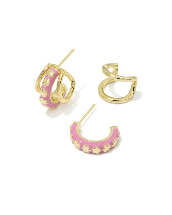 Jane Gold Huggie Earrings