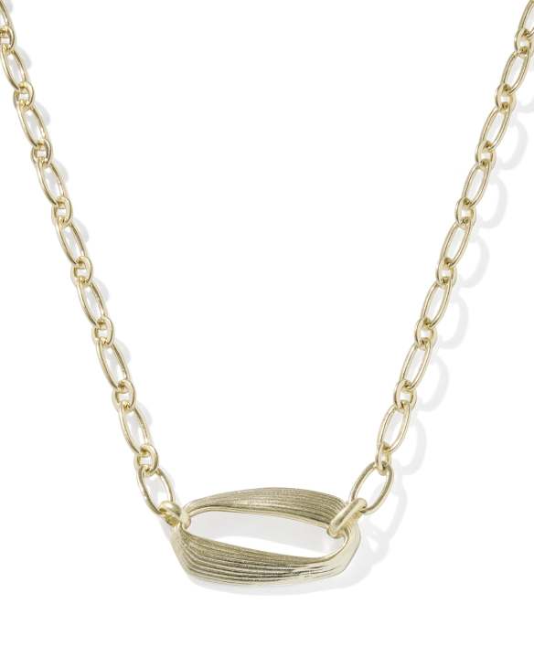 Kira Gold Short Pendant Necklace