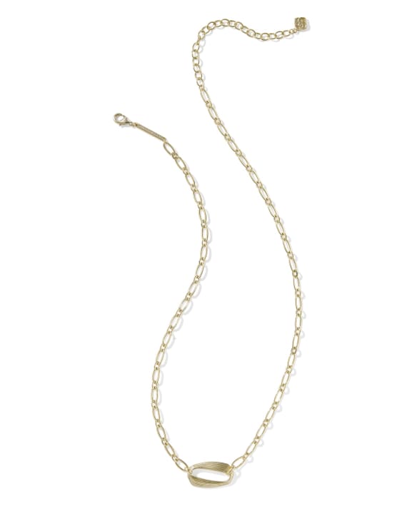 Kira Gold Short Pendant Necklace
