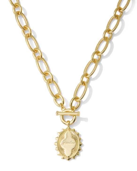 Grandma Gold Link and Chain Necklace