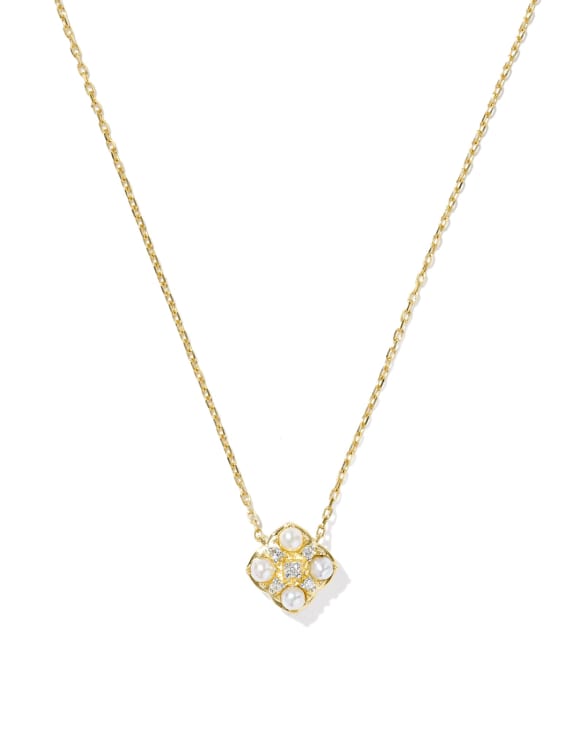 Dira Luxe 14k Yellow Gold Short Pendant Necklace