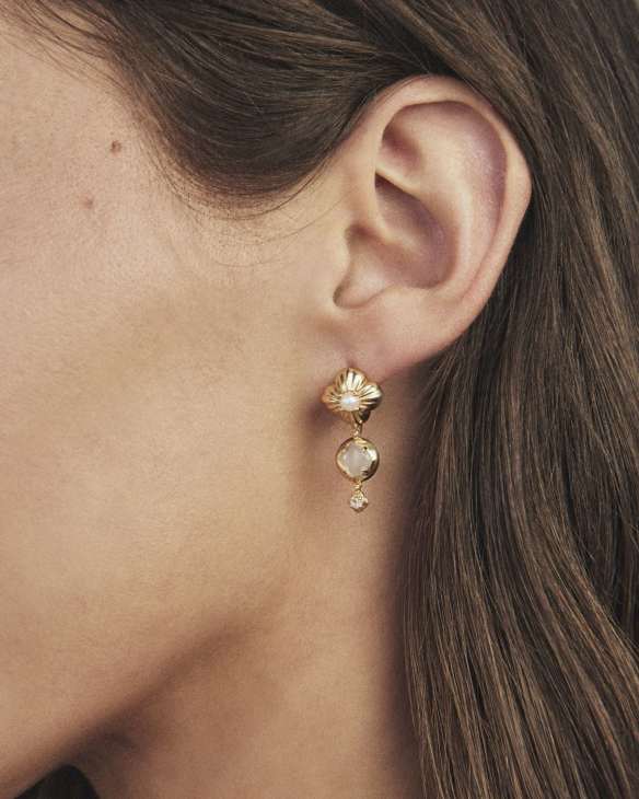 Kailyn 18k Gold Vermeil Drop Earrings