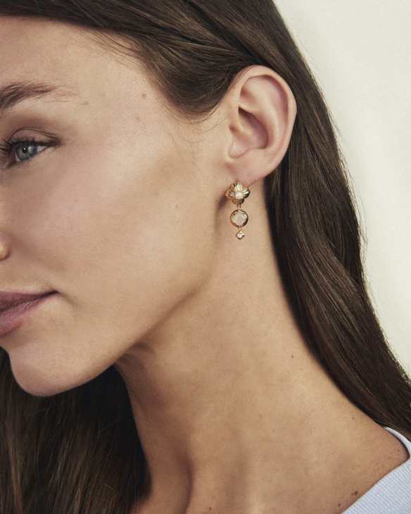 Kailyn 18k Gold Vermeil Drop Earrings