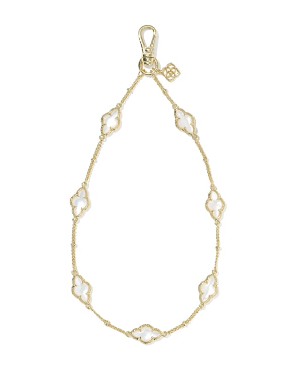 Abbie Ivory Phone Charm Wristlet