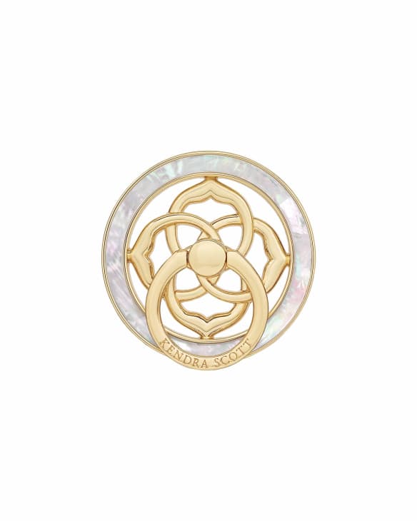 Magnetic Gold Mother-of-Pearl Ring Stand