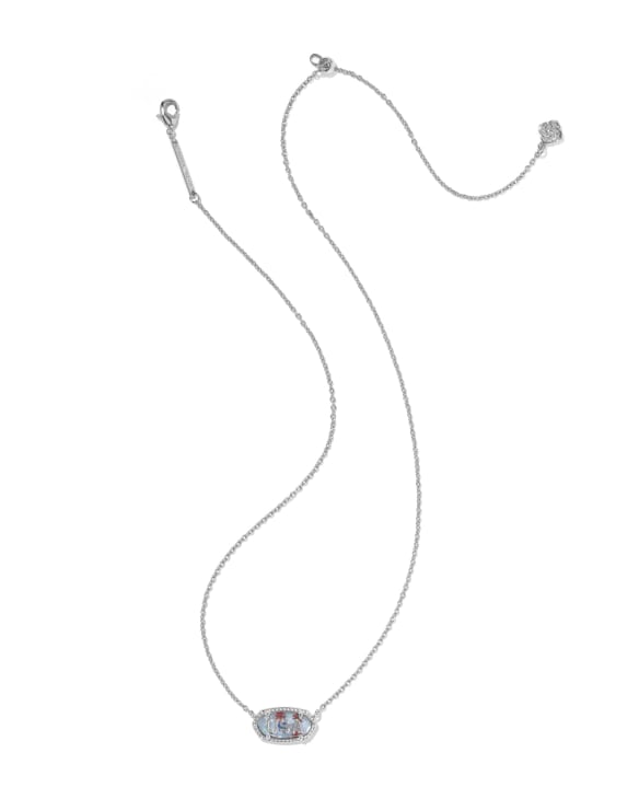 Elisa USA Silver Short Pendant Necklace