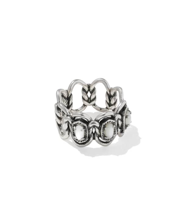 Joan Vintage Silver Band Ring