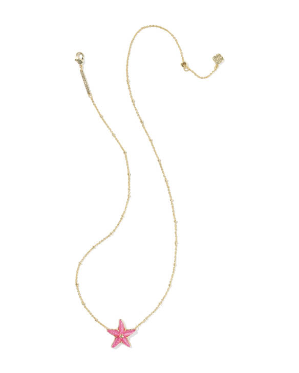 Parker Starfish Gold Short Pendant Necklace