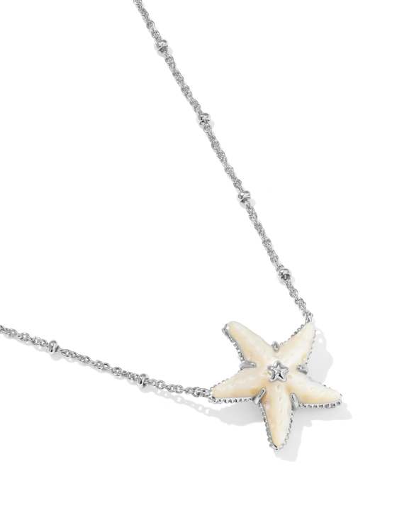 Parker Starfish Silver Short Pendant Necklace