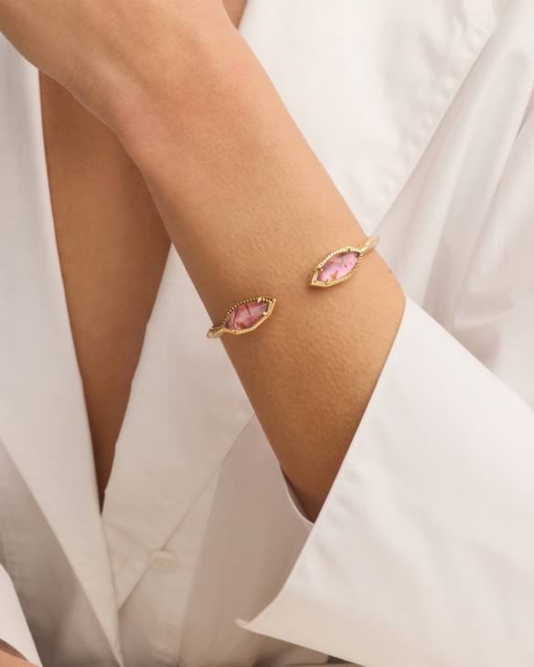 Ophelia Gold Cuff Bracelet